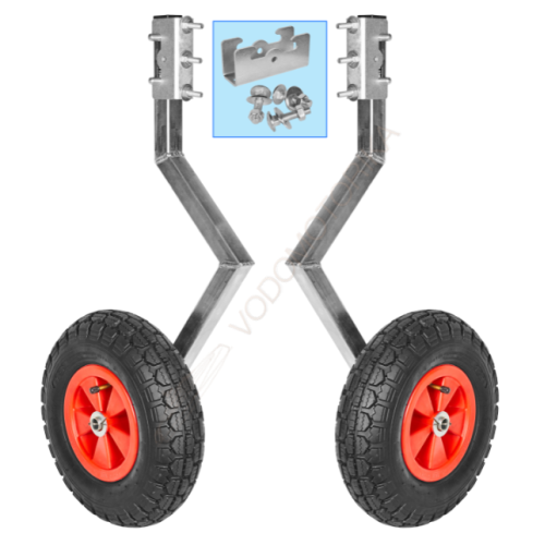 Колеса транцевые Горизонт BS-330ND (ZN) (оцинковка, быстросъемные, под надувное дно)