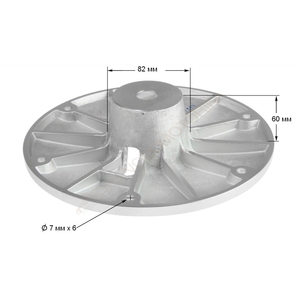 Основание D229 мм врезное для стоек Taper-Lock (3600002A)