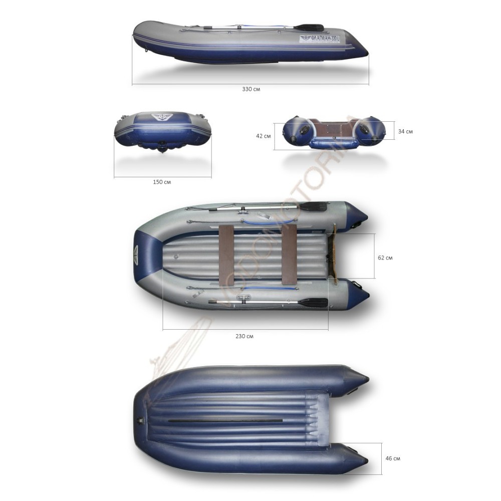 Надувная лодка Флагман 330U (камуфляж)