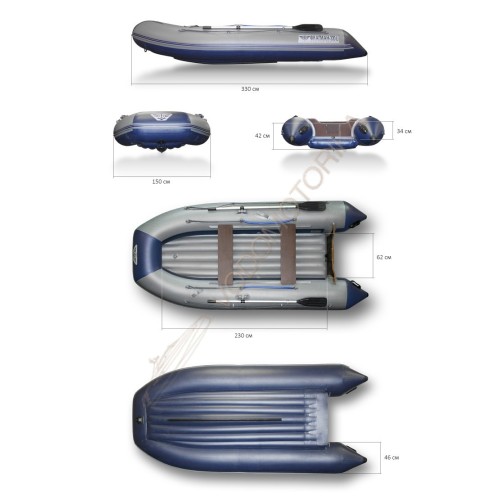 Надувная лодка Флагман 330U (камуфляж)