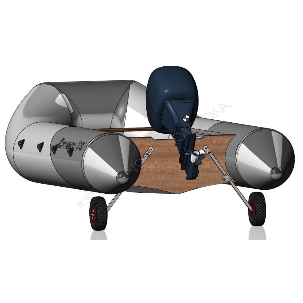 Транцевые колеса с широкой колеёй