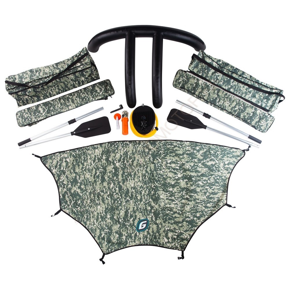 Надувная лодка GLADIATOR E 450 НДНД камуфляж