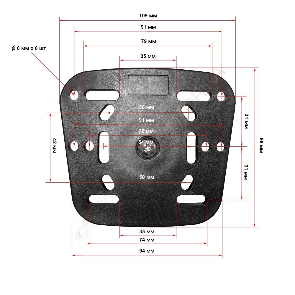 Крепление под эхолот или навигатор в комплекте с CFMT303 CFKP106