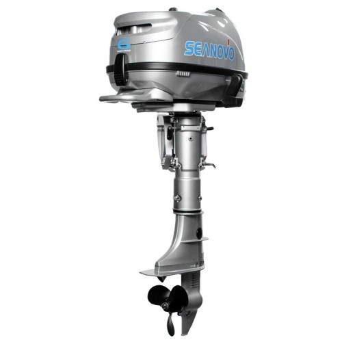 Лодочный мотор SEANOVO SNF6HL 6 л.с. четырехтактный (с баком 12л)