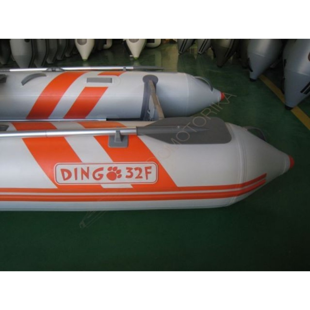 Лодка надувная DINGO 34F (красно-серый)