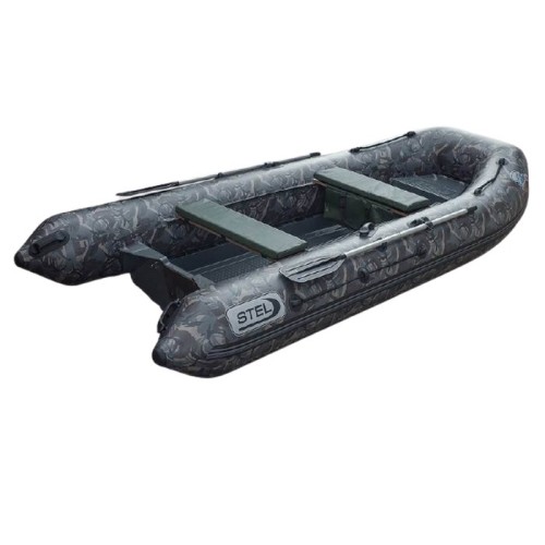 Жестко-надувная лодка Велес ( Stel ) R-375 Elen (камуфляж)