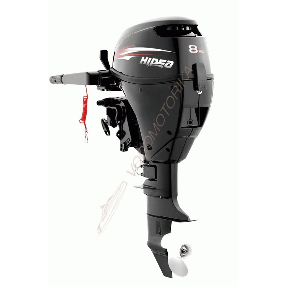 Лодочный мотор HIDEA HDF8HS 8 л.с. четырехтактный