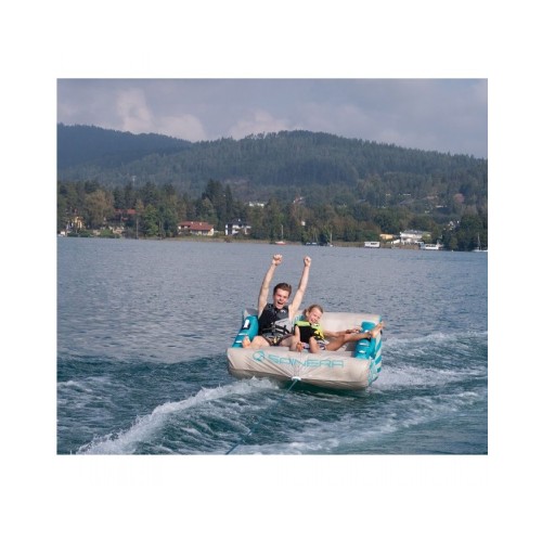 Баллон буксировочный Spinera Lounger-2 Person Lounge tube grey/blue S20