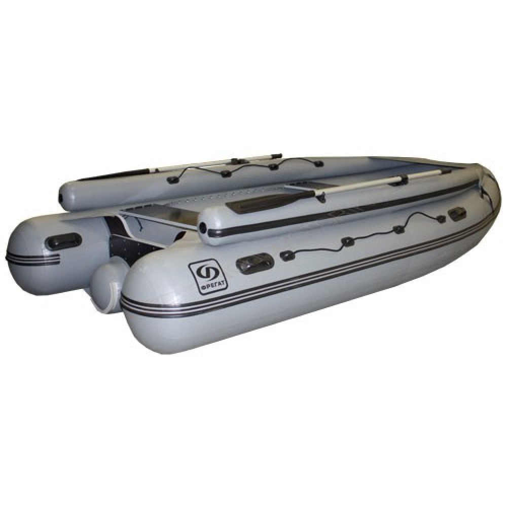 Надувная лодка Фрегат M-550 FM Jet (светло-серый)
