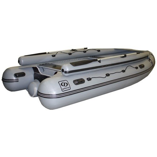 Надувная лодка Фрегат M-550 FM Jet (светло-серый)