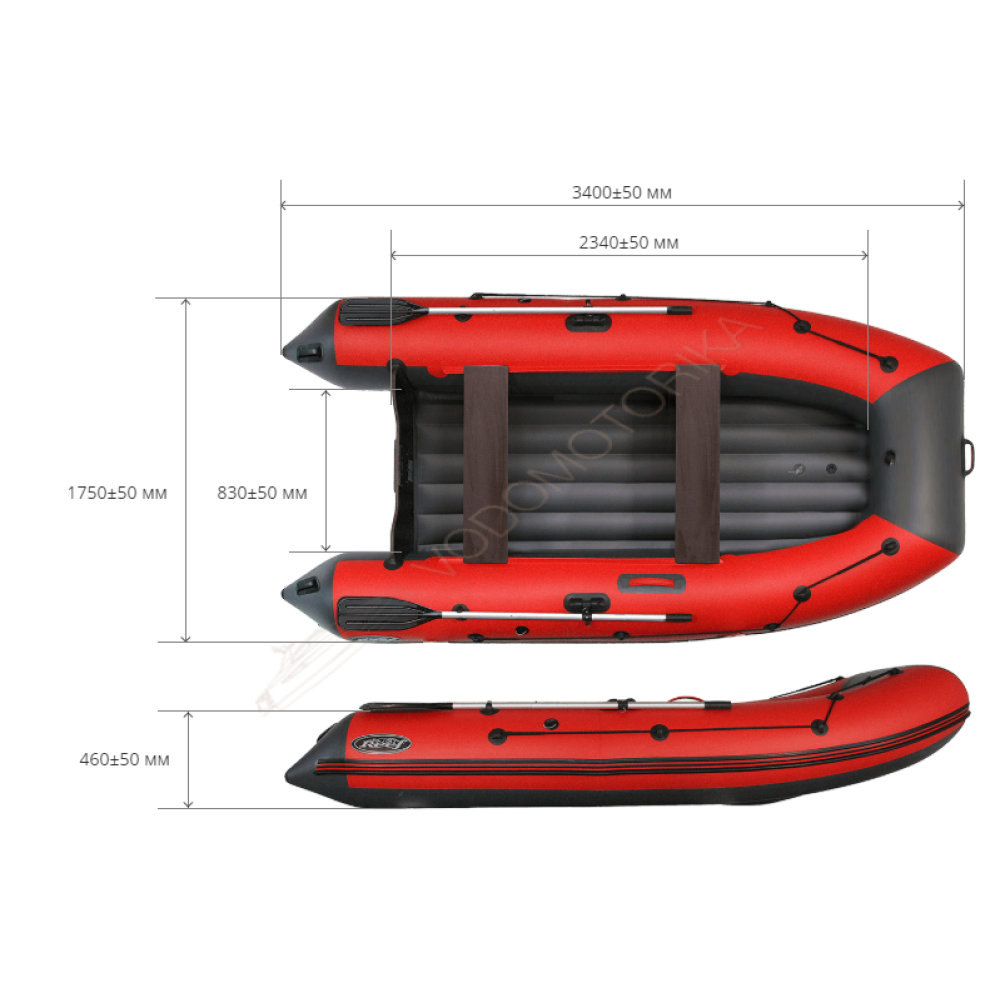 Лодка надувная REEF 340 НД Тритон