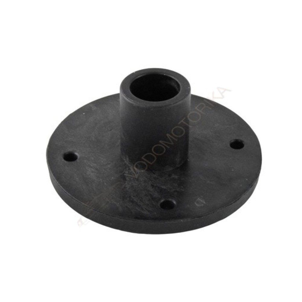 Крепление подставки под удочку врезное круглое, черное CFMT103