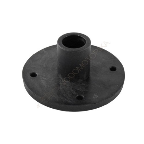 Крепление подставки под удочку врезное круглое, черное CFMT103