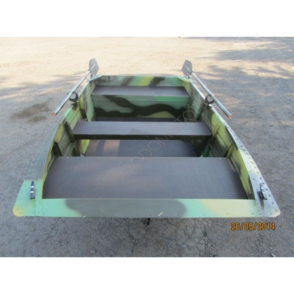 Алюминиевая моторно-гребная лодка Охотник 250