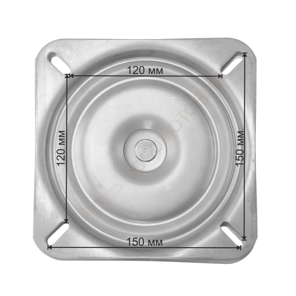 Основание под сиденье, вращающееся, нержавеющее