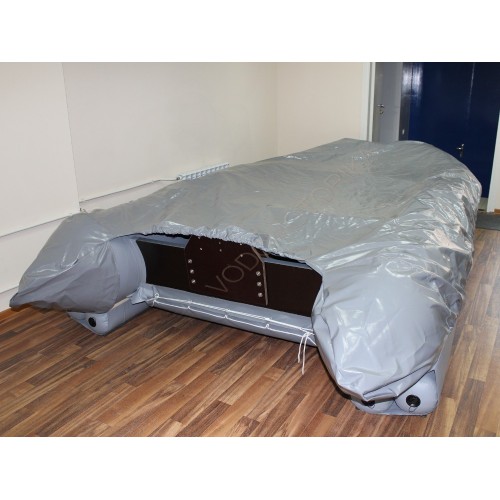 Тент транспортировочный на лодки Ротан 420, 420М (серый)