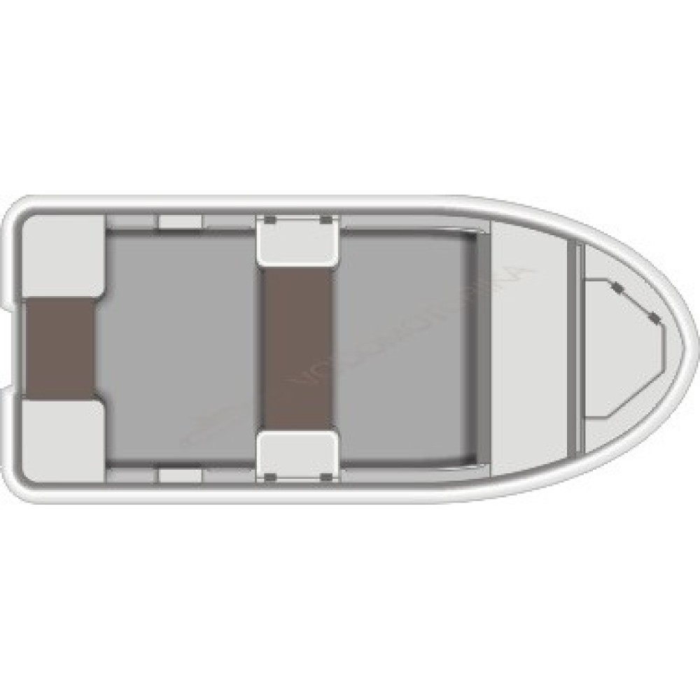 Стеклопластиковая моторная лодка SCANDIC EVING 340 (зеленый)