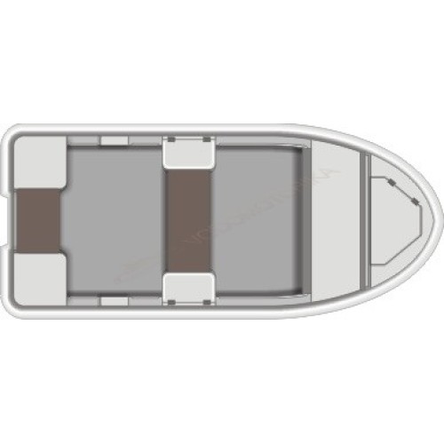 Стеклопластиковая моторная лодка SCANDIC EVING 340 (зеленый)