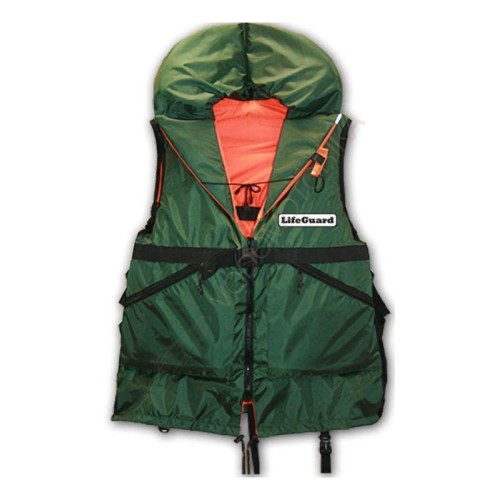 Спасательный жилет LIFEGUARD STANDARD XXL (зеленый/оранжевый)