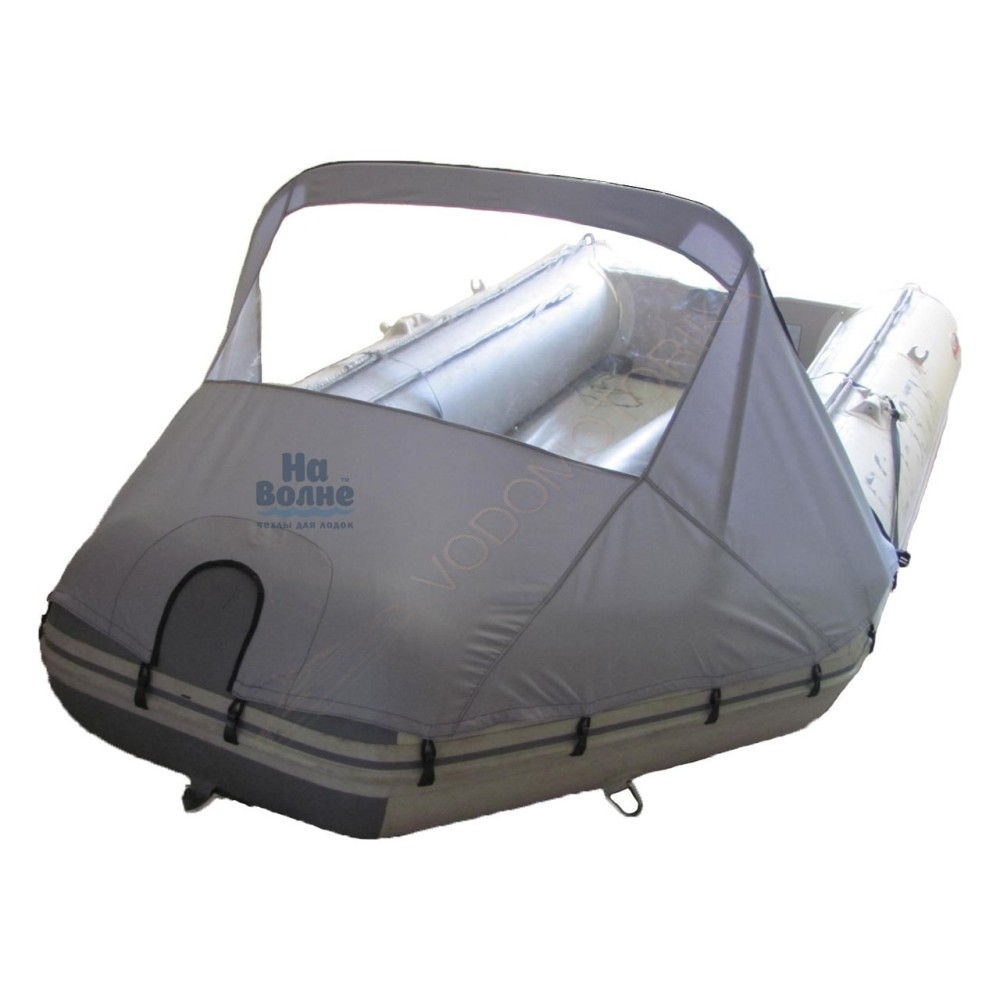Носовой тент с окном для лодки ПВХ 410-440