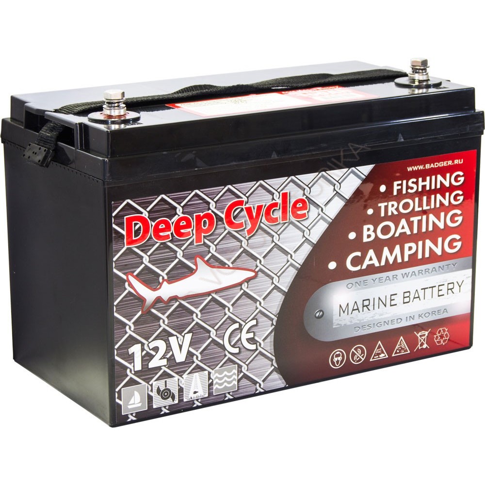 Аккумулятор глубокого разряда Marine Deep Cycle AGM 6FM100D-X