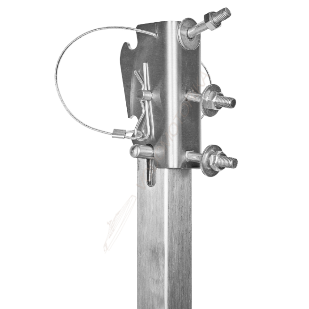 Колеса транцевые Горизонт OTU-260 (нержавейка, универсальные - откидные, усиленные)