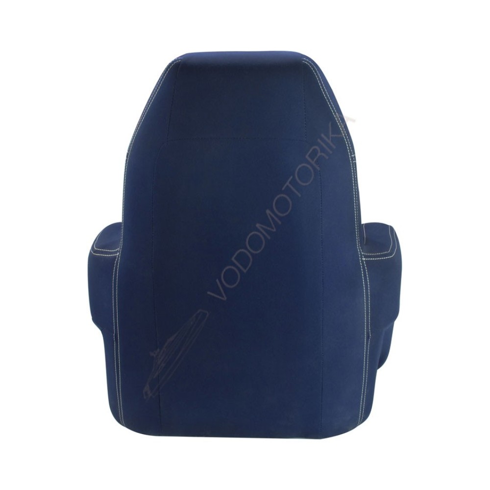 Кресло ROYALITA мягкое, подставка, обивка ткань Markilux темно-синяя (570000395)