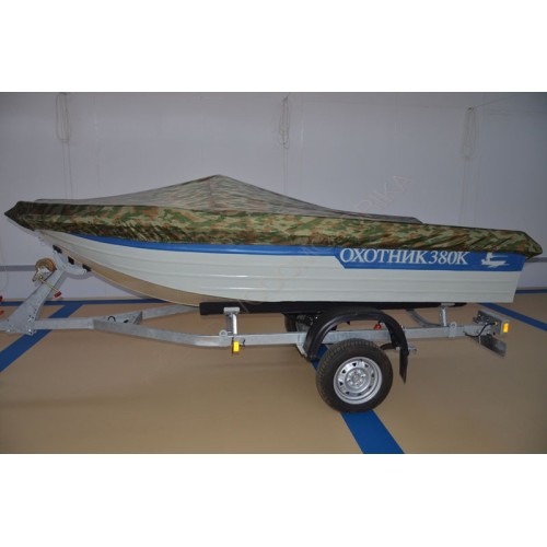 Алюминиевая моторно-гребная лодка Охотник 380К