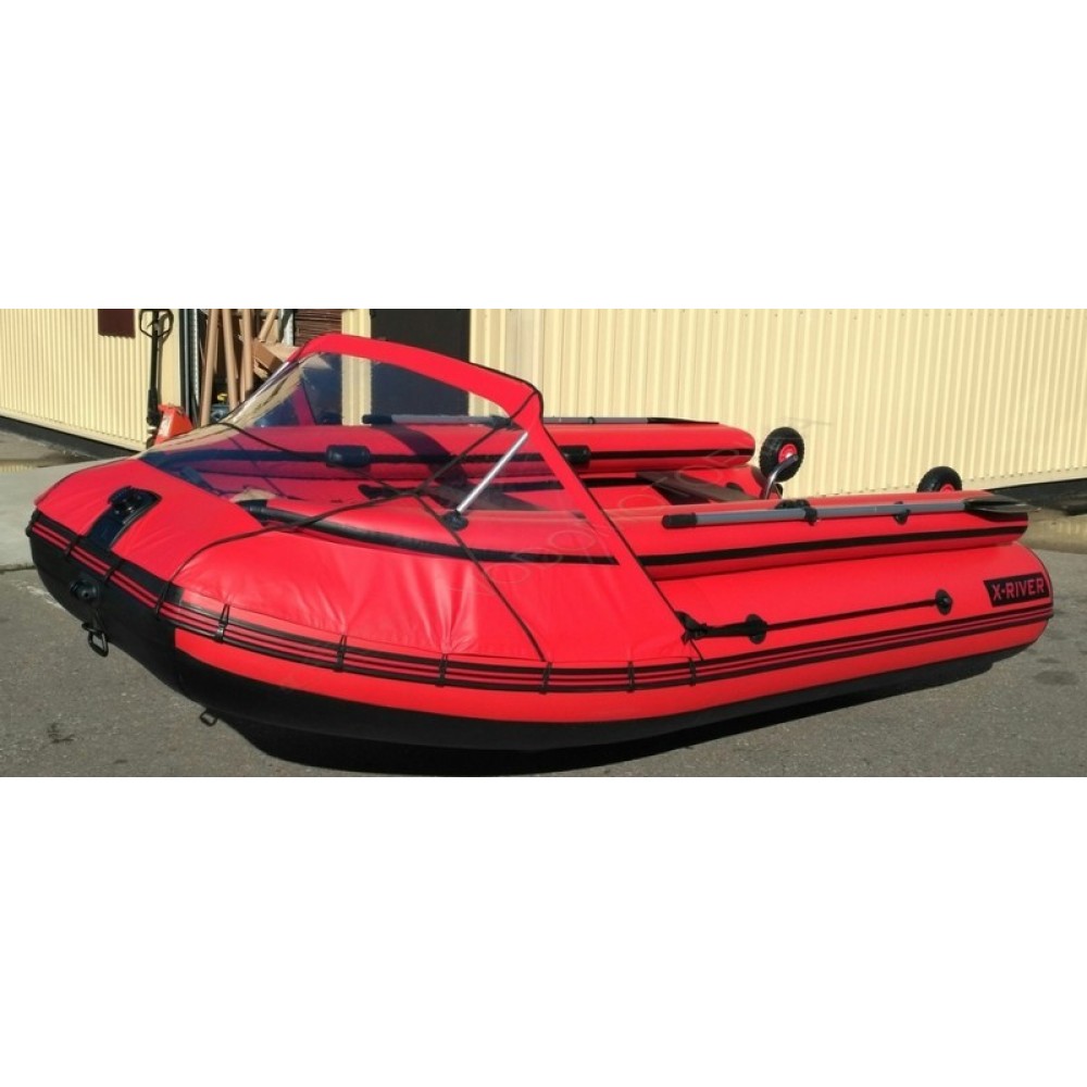 Надувная лодка X-River AGENT 360 НДНД с фальшбортом + тент