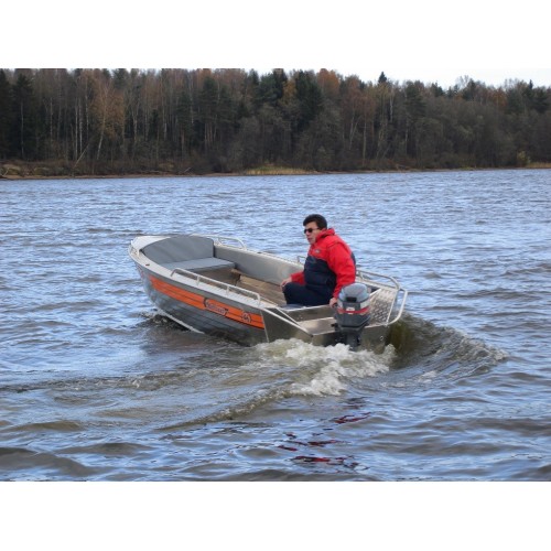 Алюминиевая лодка Wellboat 46