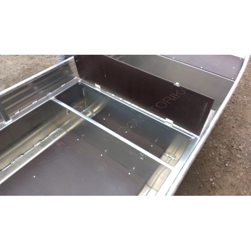 Алюминиевая моторно-гребная лодка RusBoat 27