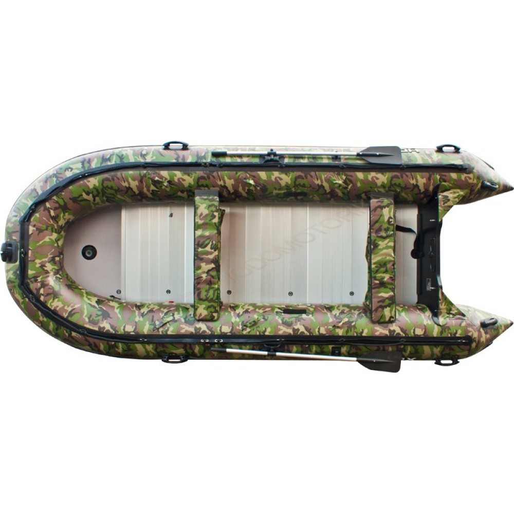 Лодка HDX OXYGEN 470 AL зеленый камуфляж