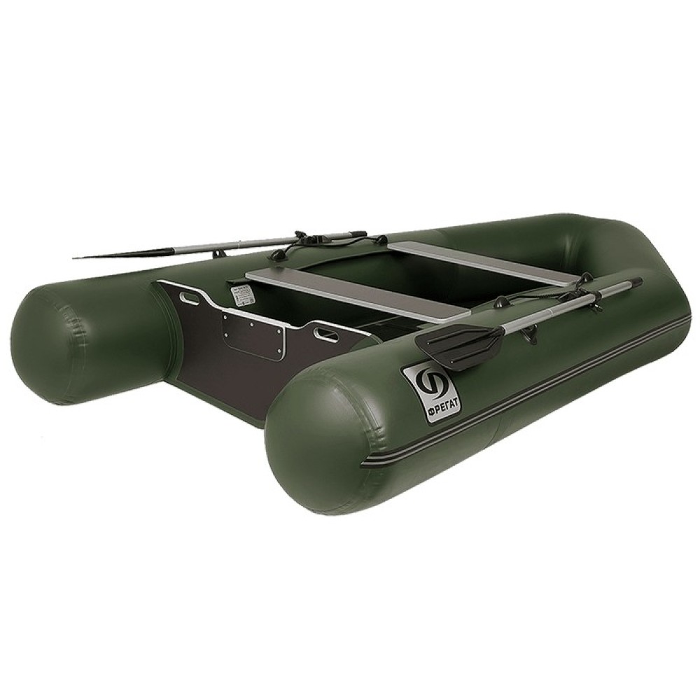 Надувная моторная лодка Фрегат 320ЕК (серый)