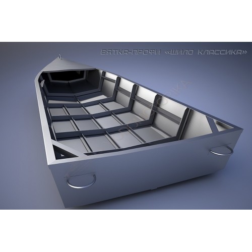 Алюминиевая лодка WYATBOAT Вятка (шило)