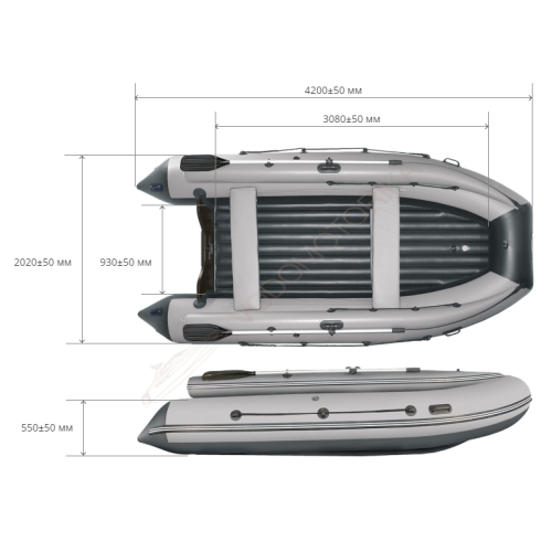 Лодка надувная REEF 420Fi НД Тритон