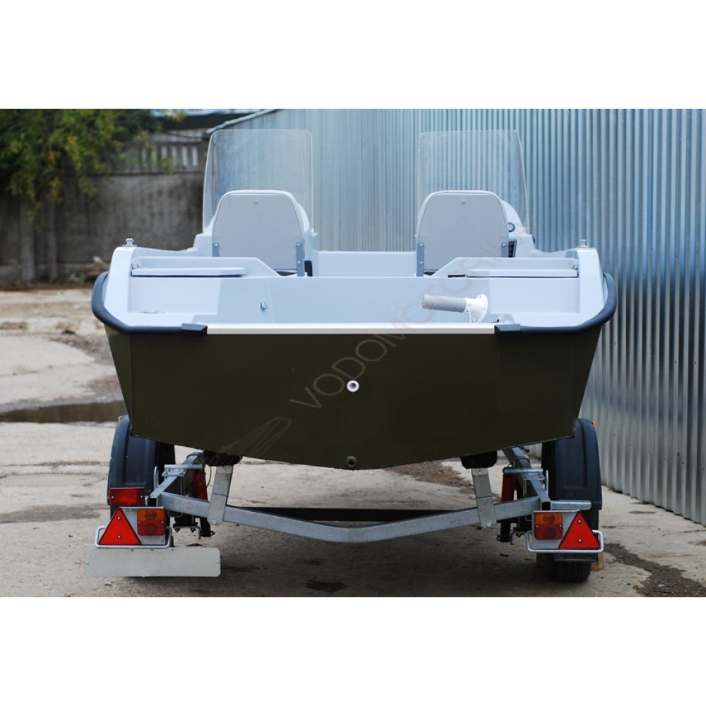 Алюминиевый катер SCANDIC HAVET 480 AL (зеленый камуфляж)