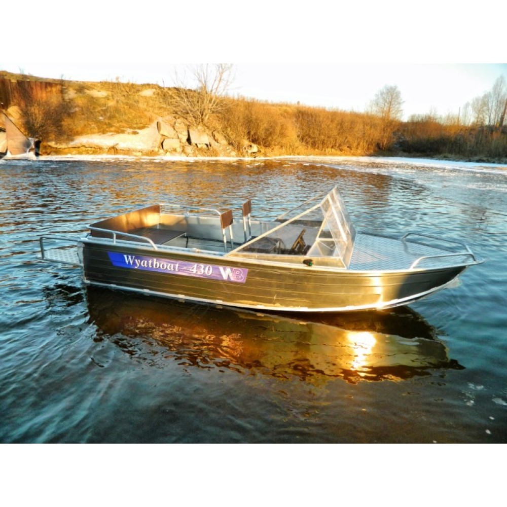 Алюминиевый катер WYATBOAT Wyatboat-430 Pro