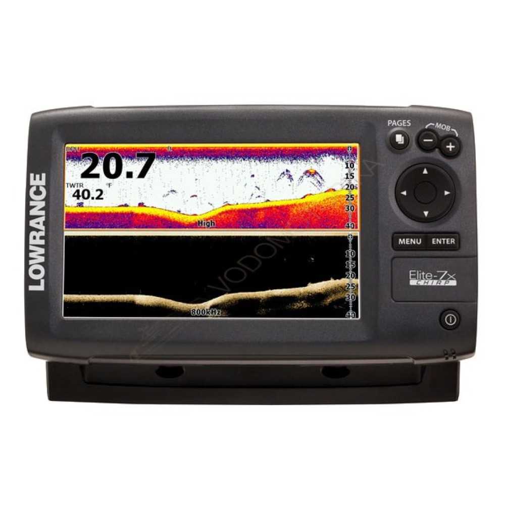 Картплоттер-эхолот Lowrance Elite-7x CHIRP (83/200+455/800kHz)