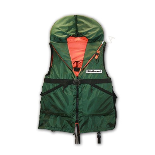 Спасательный жилет LIFEGUARD STANDARD S (зелено/оранжевый)