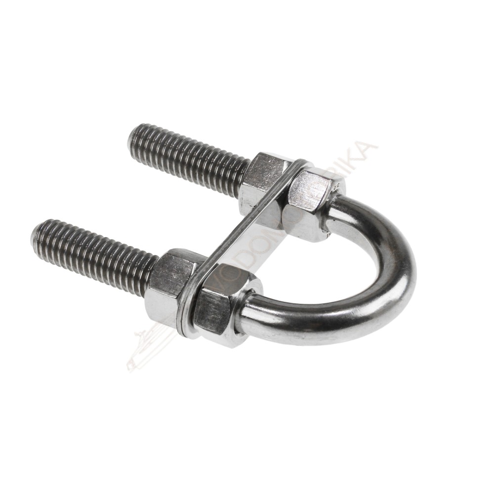 Рым-болт U-образный D13 мм, Lрез. 63.5 мм