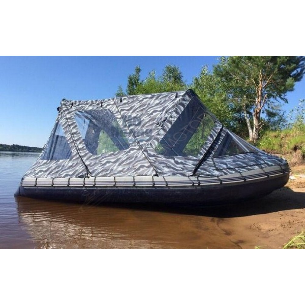 Тент-КОМБИ для лодки ПВХ 450-500