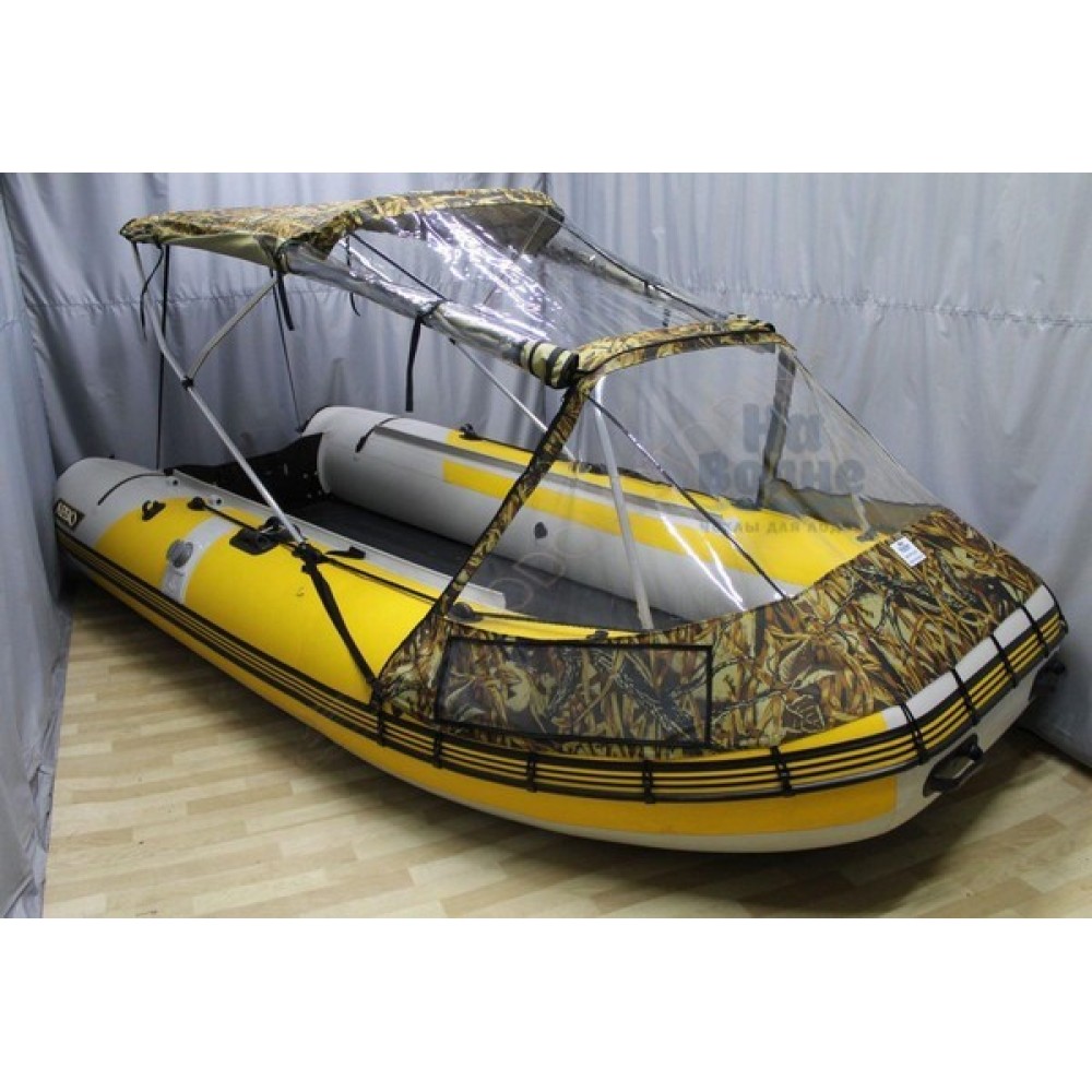 Тент-КОМБИ для лодки ПВХ 410-445