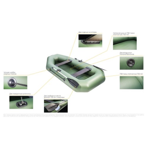 Надувная лодка RUSH 260
