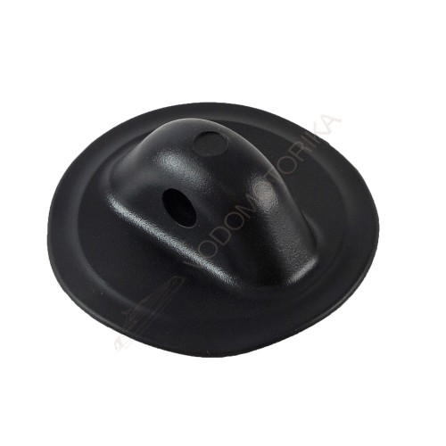 Крепление леера круглое, черное WIDELY