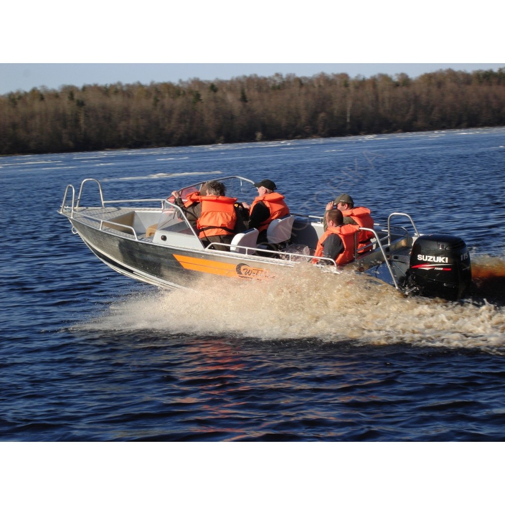 Алюминиевая лодка Wellboat 53 DC