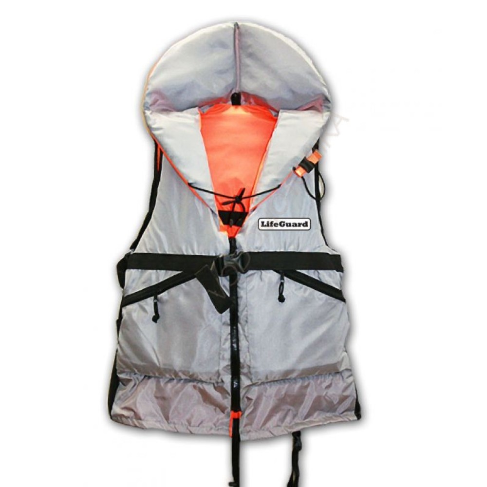 Спасательный жилет LIFEGUARD STANDARD M (серый/оранжевый)