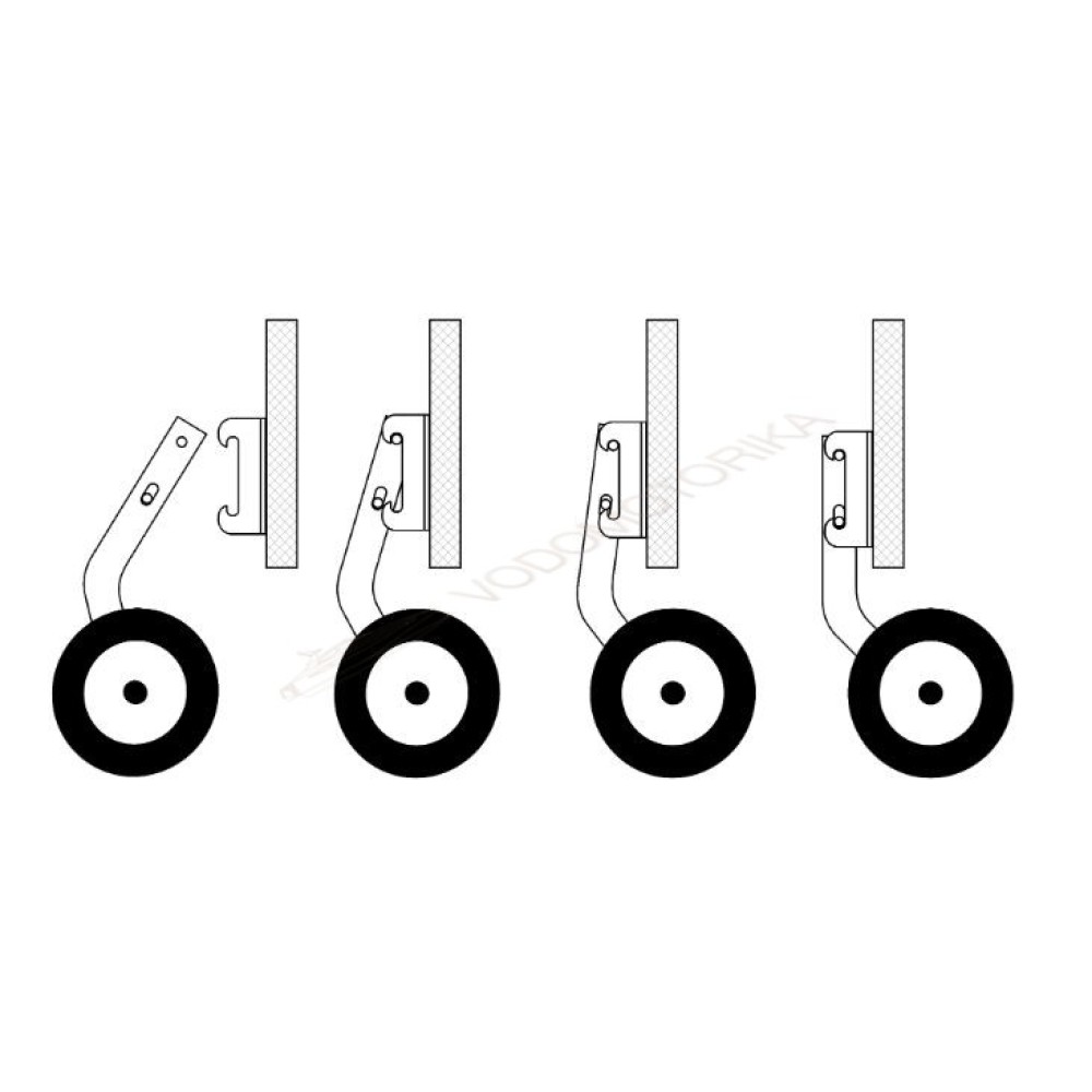 Транцевые колеса Handy Wheels BHW-2