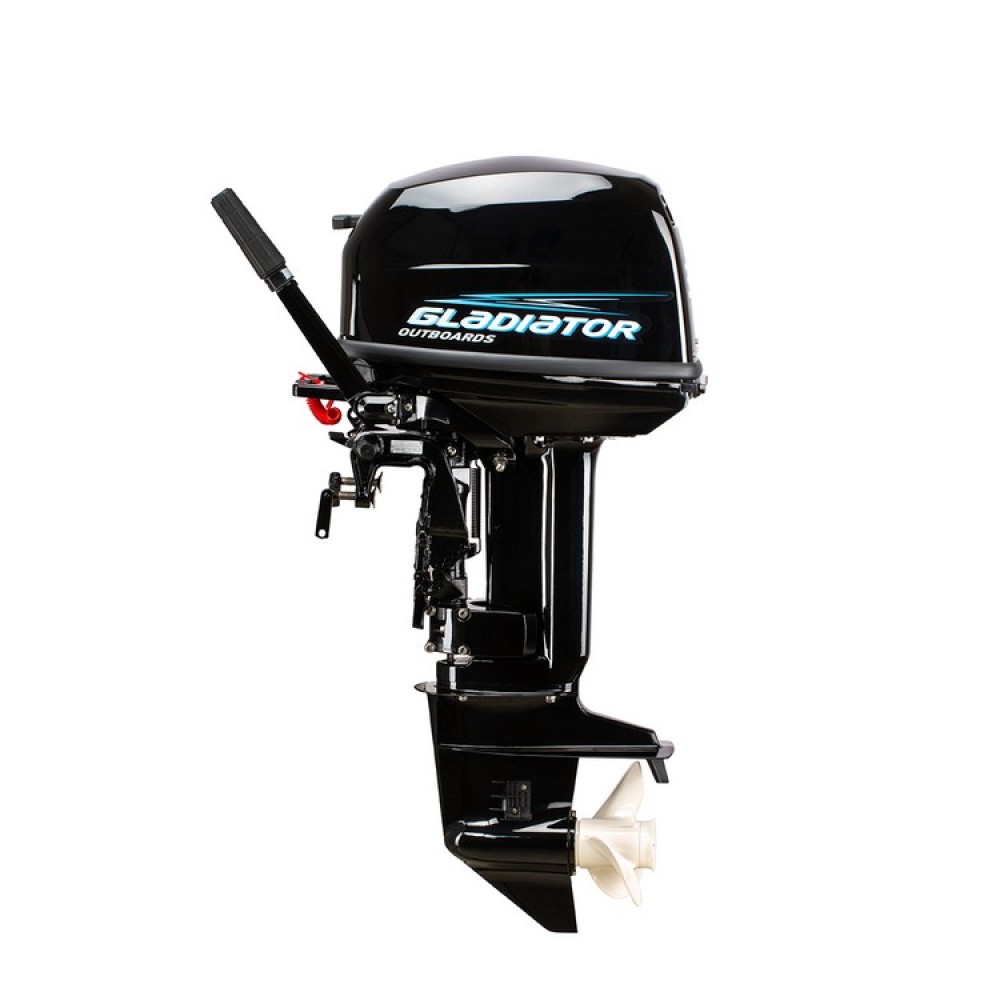 Лодочный мотор GLADIATOR G30FHS 30 л.с. двухтактный (с электростартером)