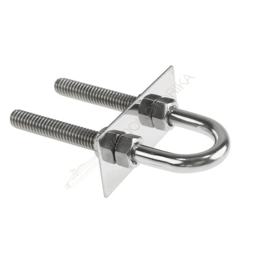 Рым-болт U-образный D9.5 мм, Lрез. 89 мм