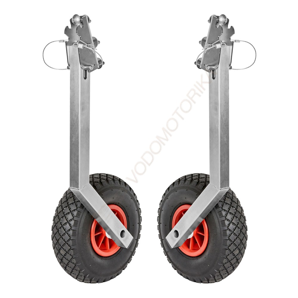 Колеса транцевые Горизонт OT-260 (нержавейка, универсальные - откидные)